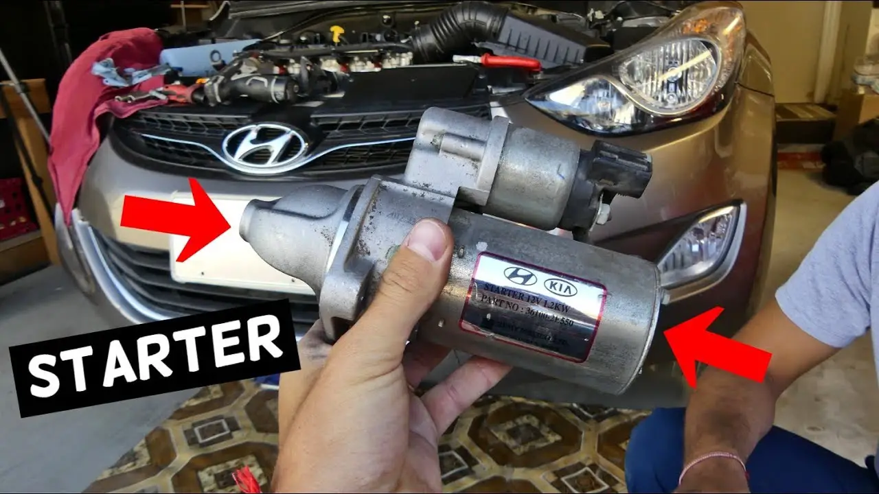 Hyundai Veloster Starter Location