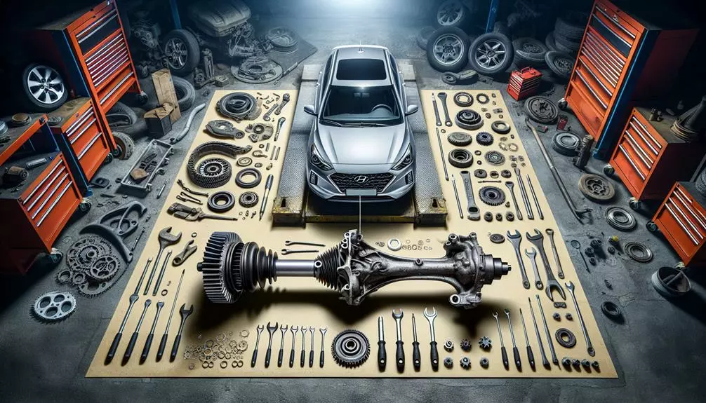 automotive repair axle replacement
