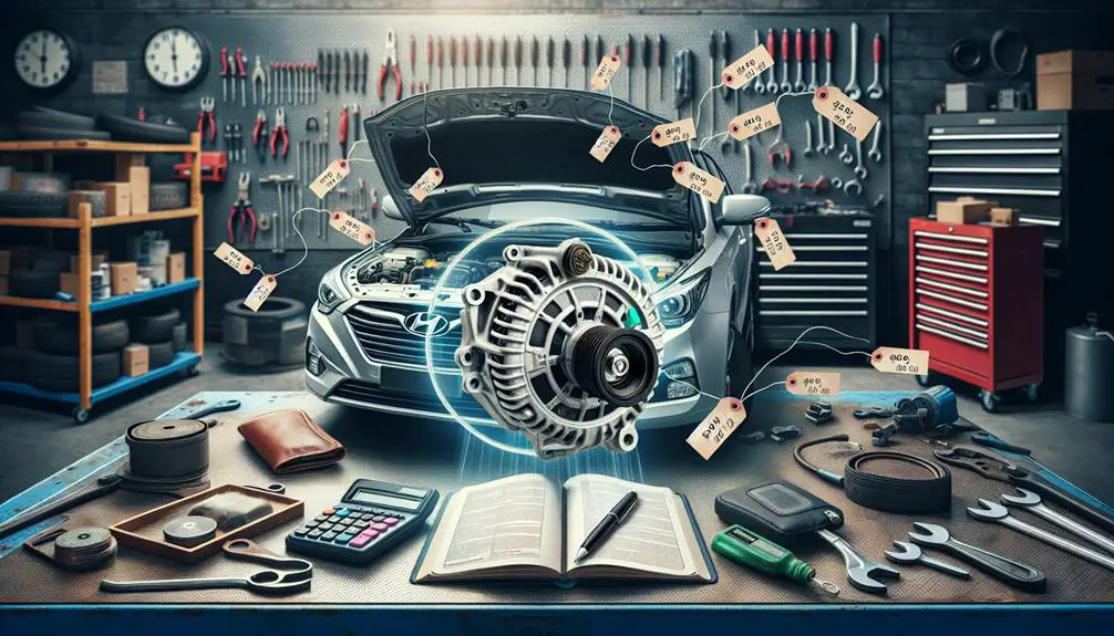 comparing alternator replacement prices