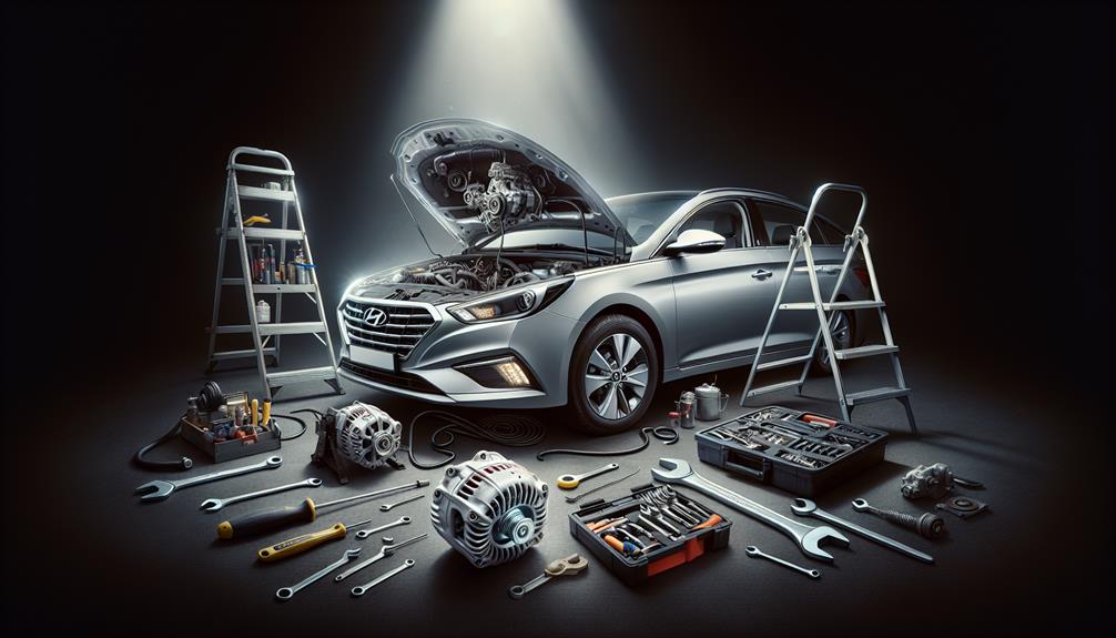 diy hyundai sonata alternator