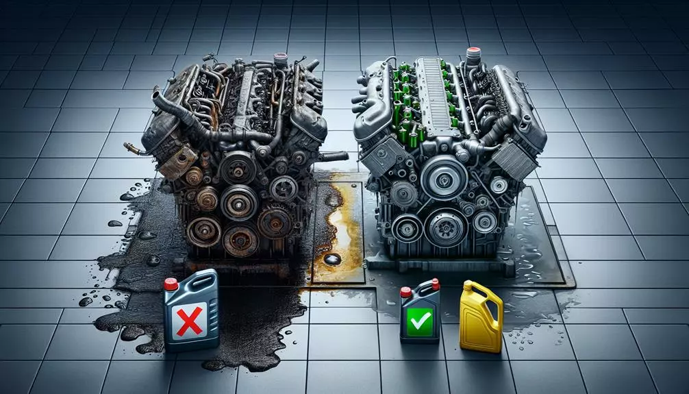 engine oil type consequences