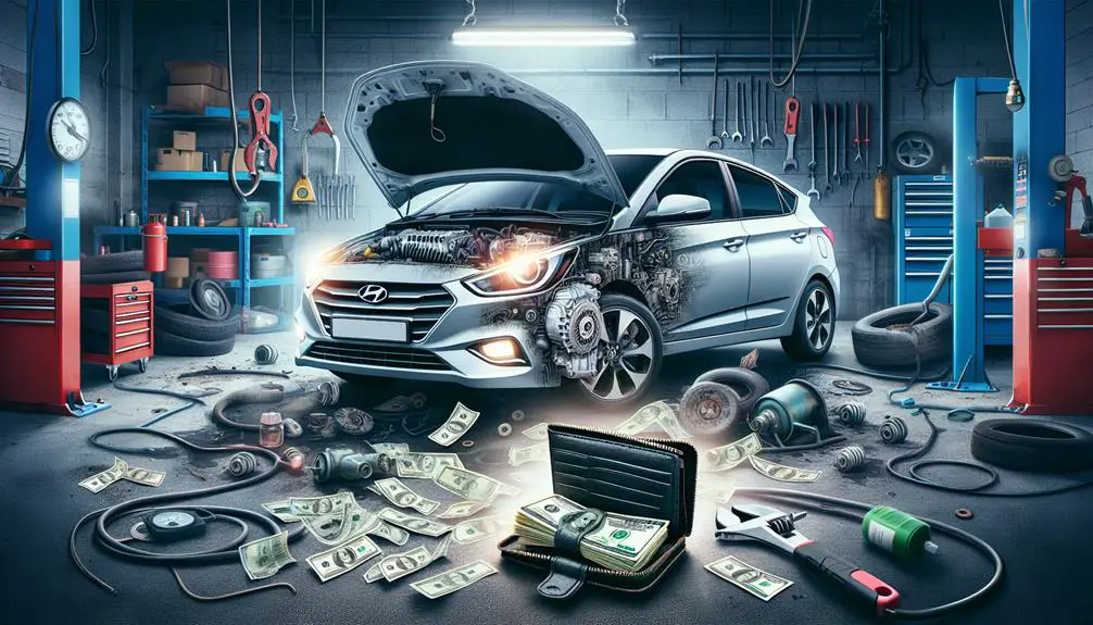hyundai accent alternator price