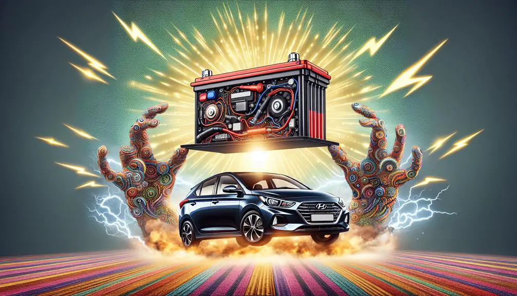 hyundai accent battery guide