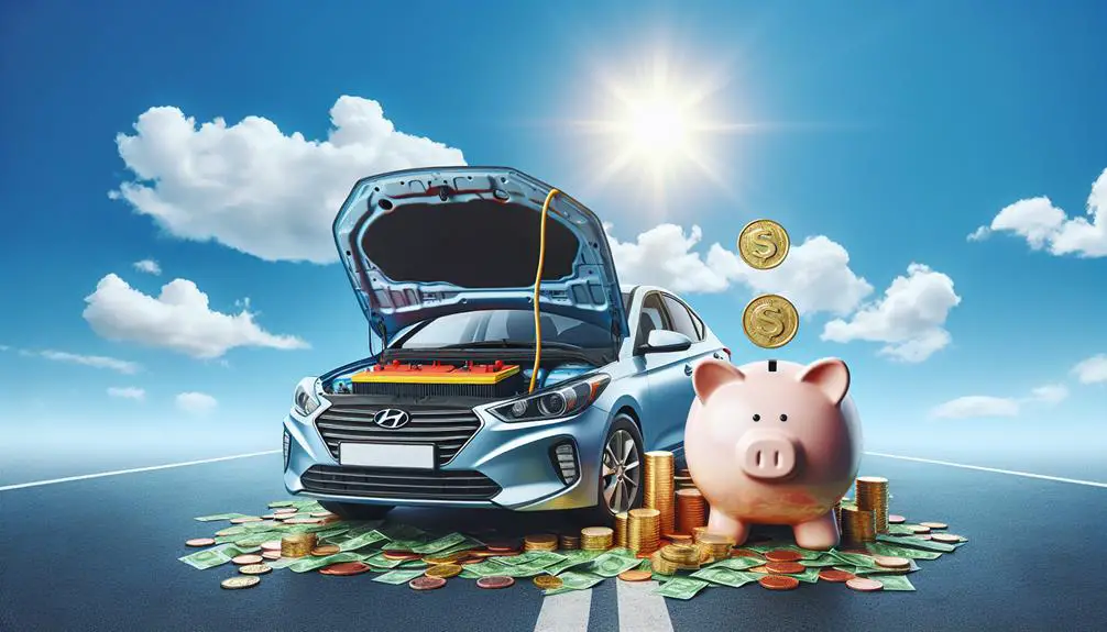 hyundai elantra battery cost