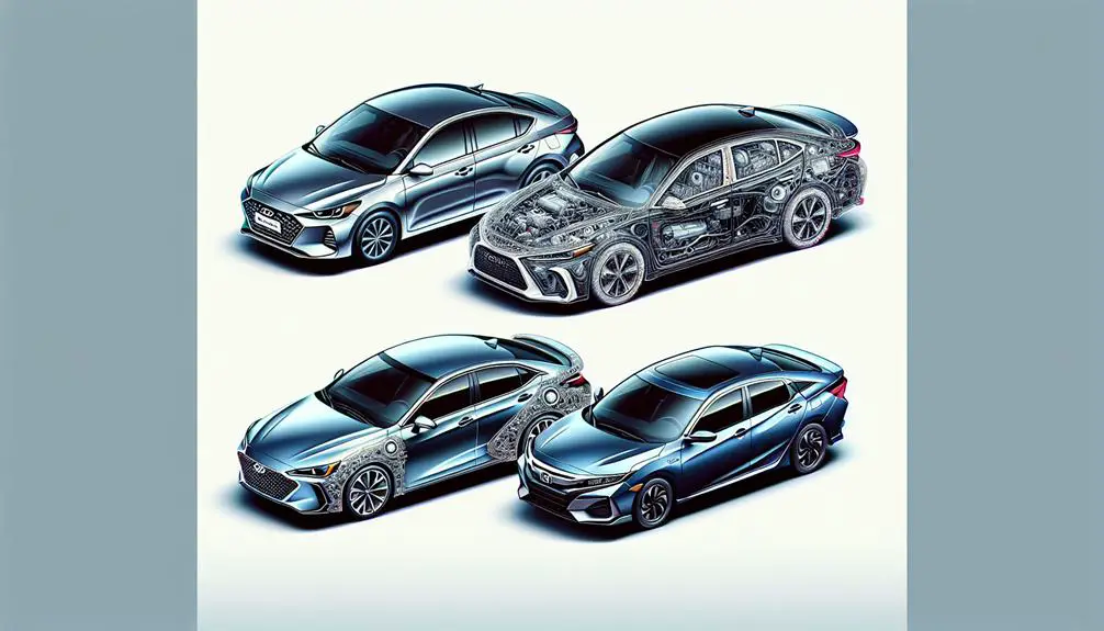 hyundai elantra sedan comparison