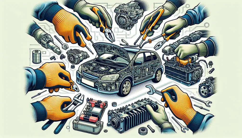 hyundai i10 alternator removal