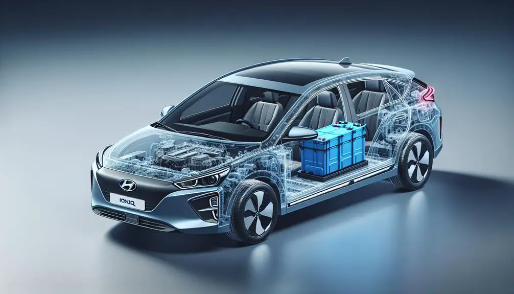 hyundai ioniq battery location