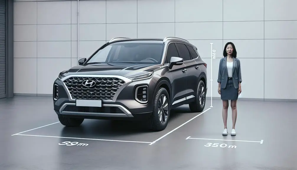 hyundai palisade length details