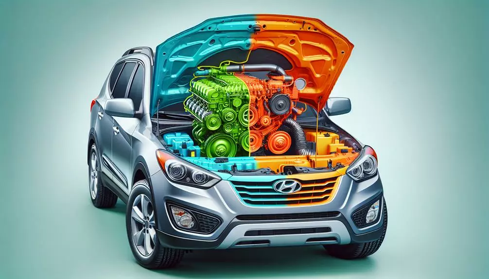 hyundai santa fe oil