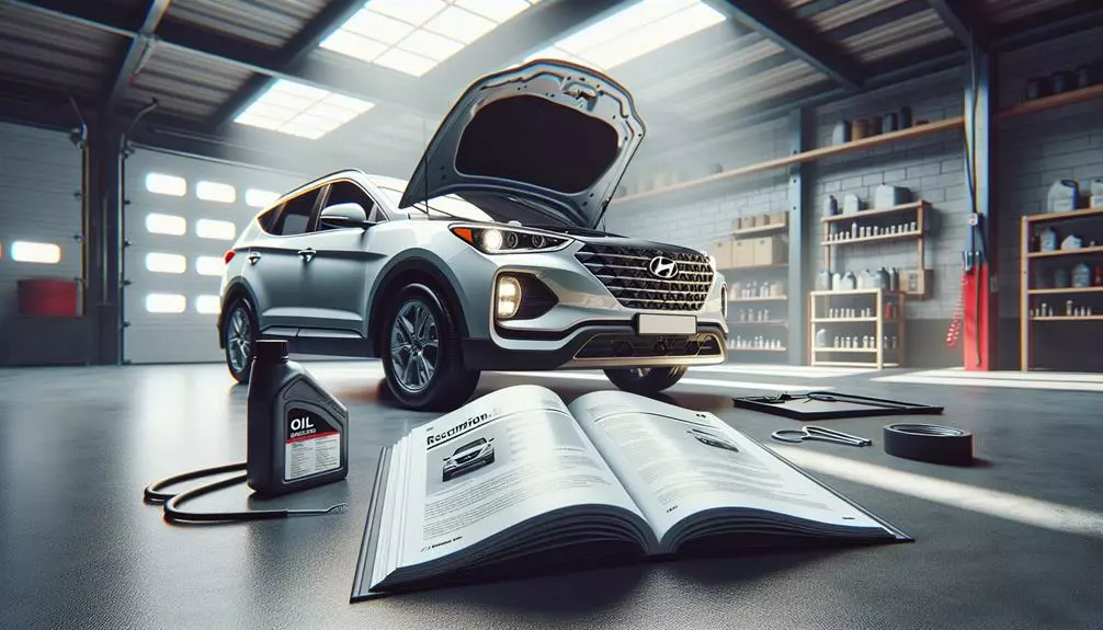 hyundai santa fe oil