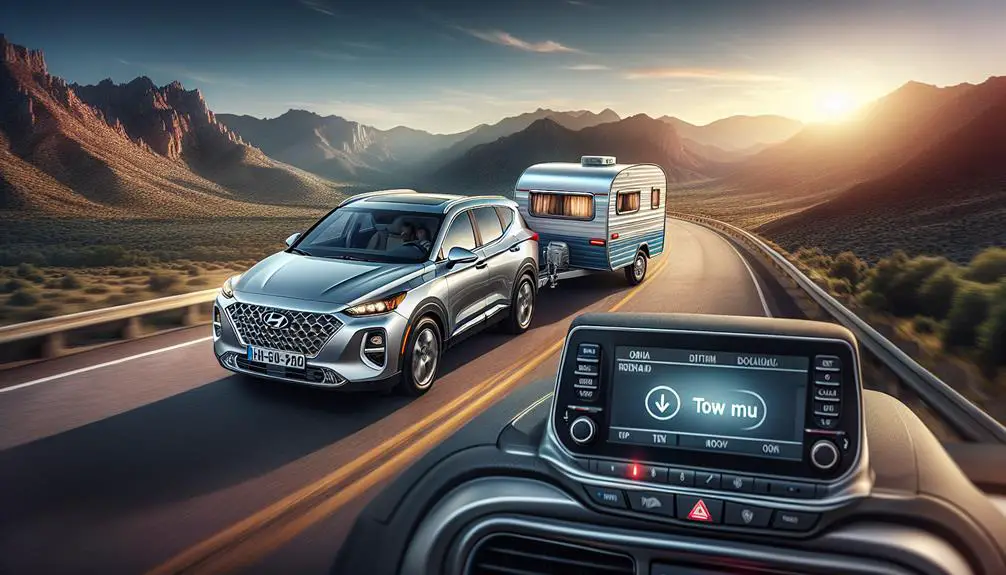 hyundai santa fe tow mode