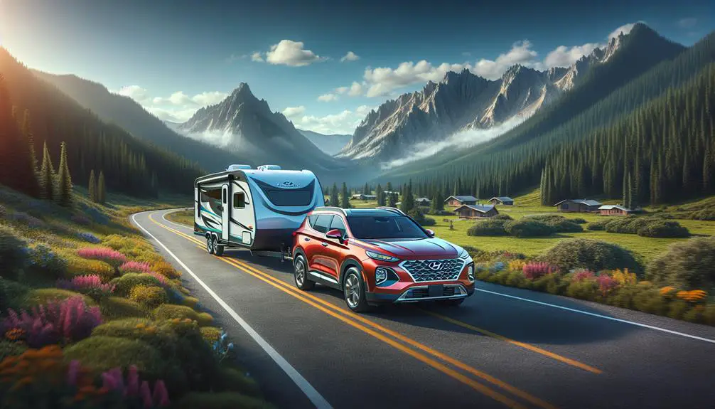 hyundai santa fe towing