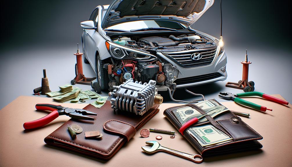 hyundai sonata alternator replacement