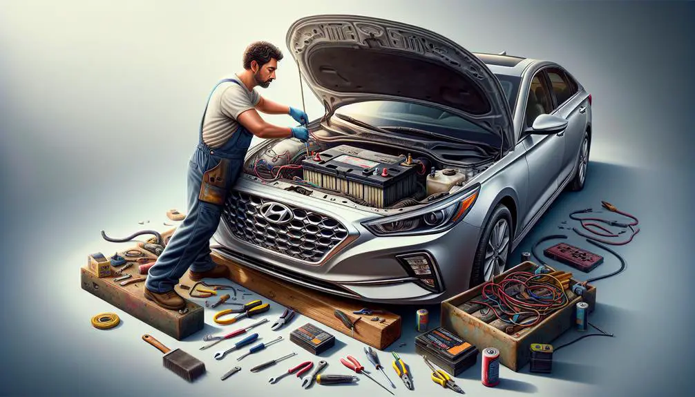 how to replace car key battery hyundai sonata