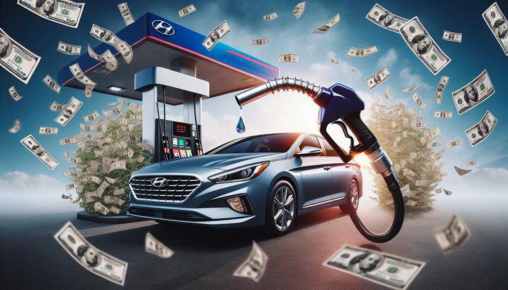 hyundai sonata gas capacity