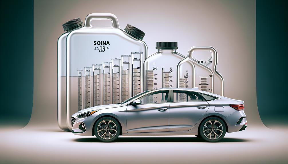 How Many Liters Is A Hyundai Sonata Gas Tank Hyundai Maintenance