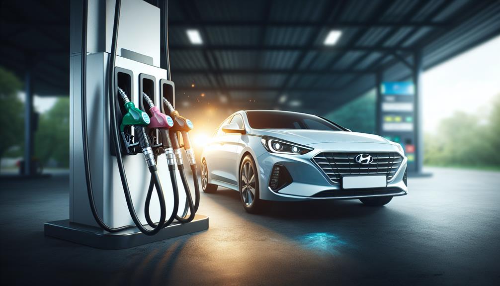 hyundai sonata gas type