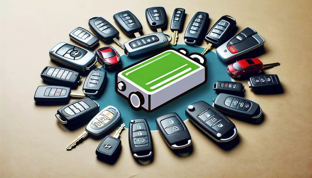 identifying key fob model
