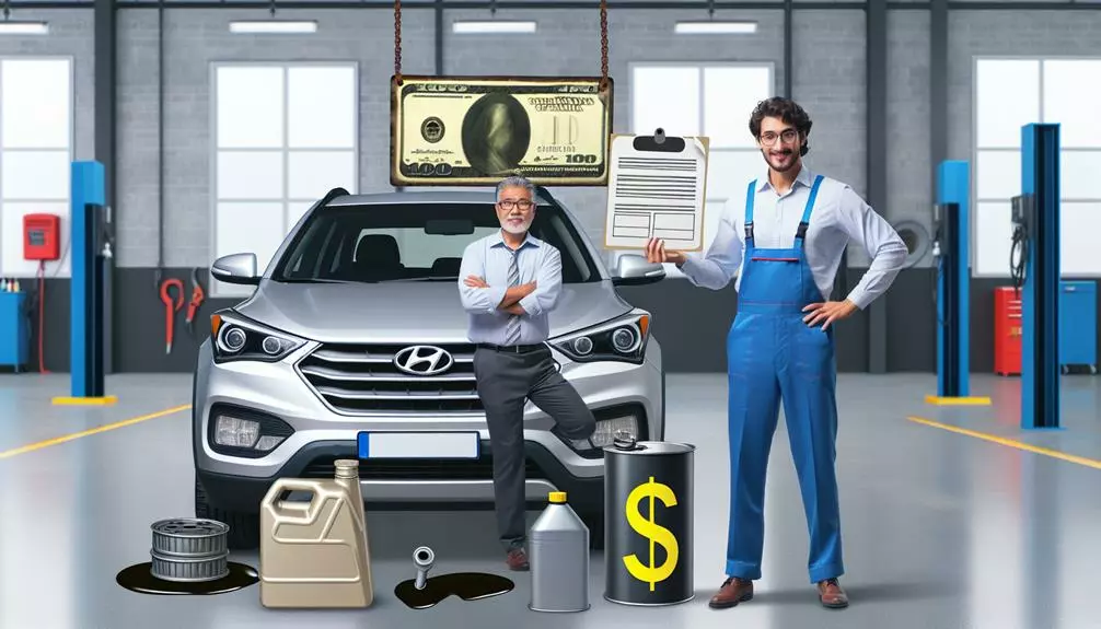 oil change for hyundai