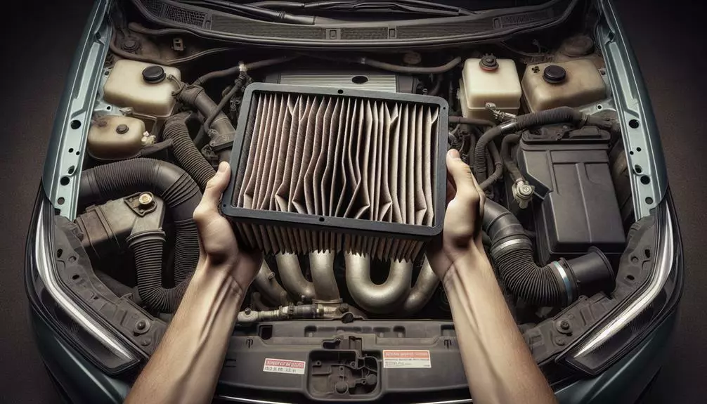 replace old air filter