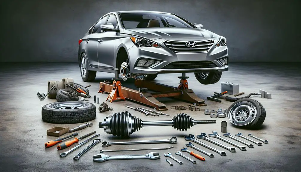 replacing a worn axle