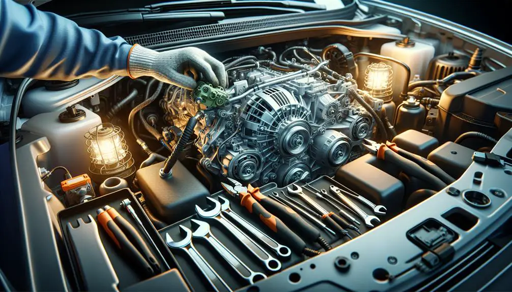 replacing hyundai santa fe s alternator