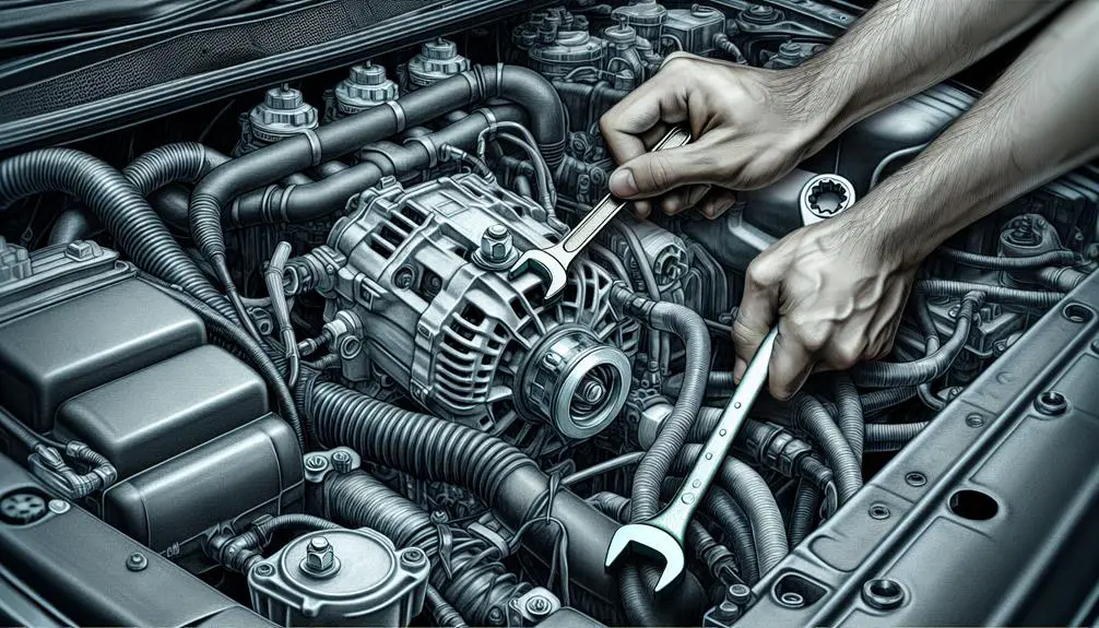 replacing the worn out alternator