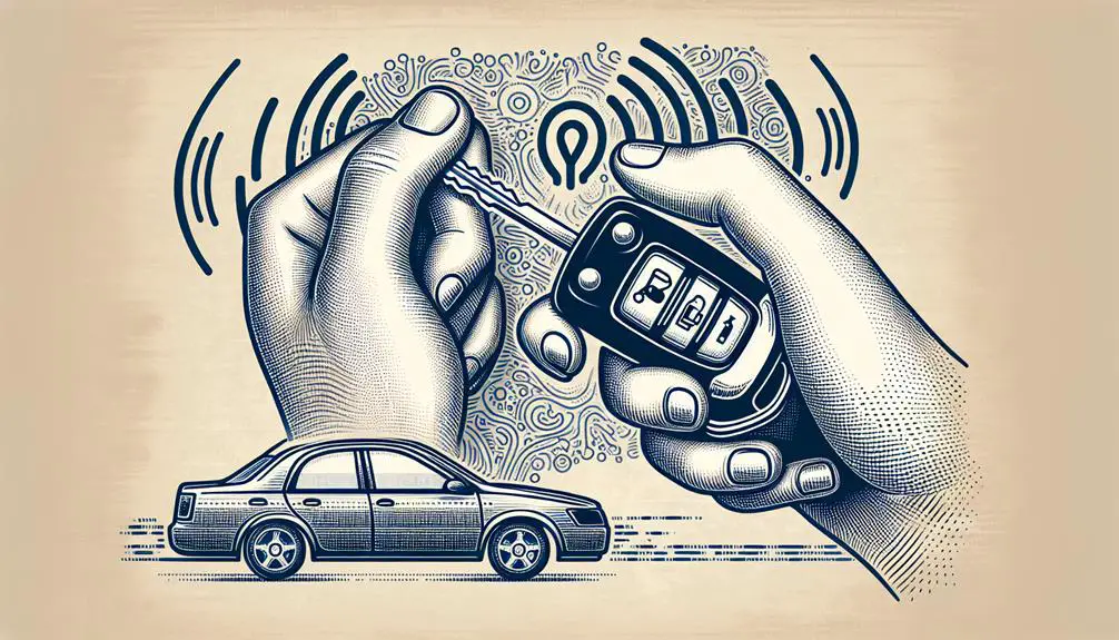 unlocking the car remotely