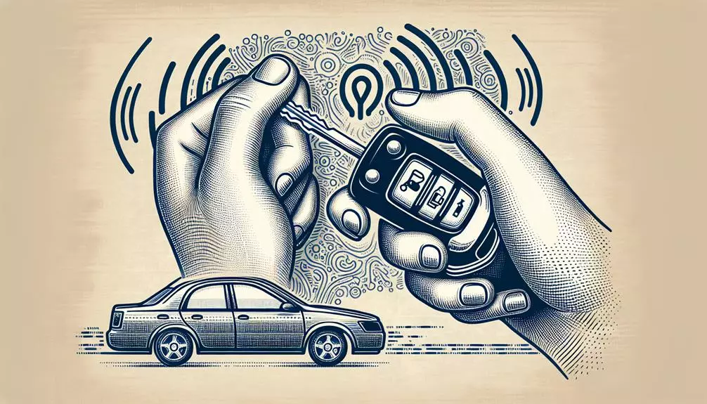 unlocking the car remotely