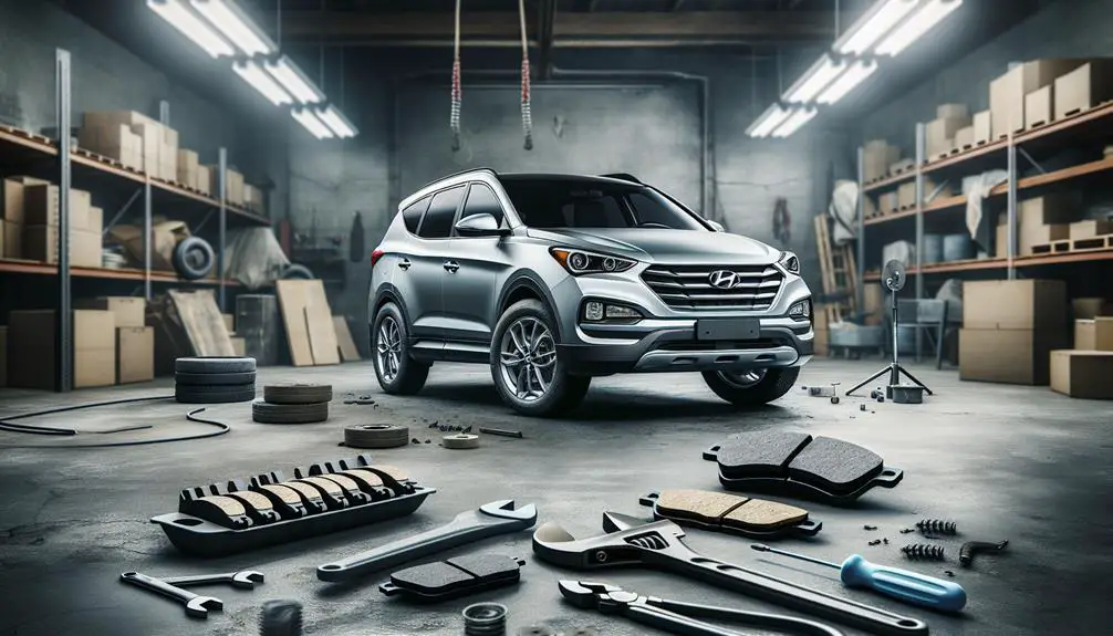 affordable brake pads for hyundai santa fe
