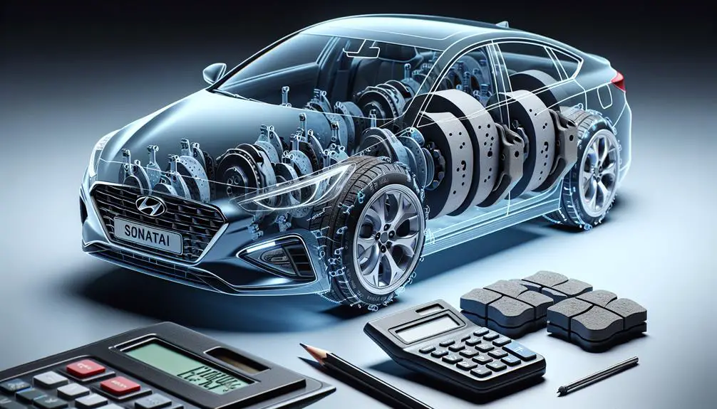 analyzing brake pad expenses