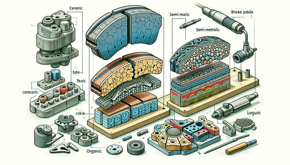 brake pad material analysis