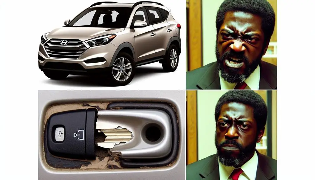 car door handle malfunction