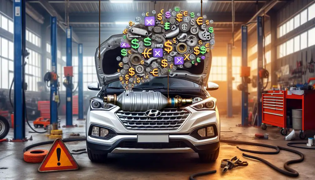 catalytic converter cost hyundai