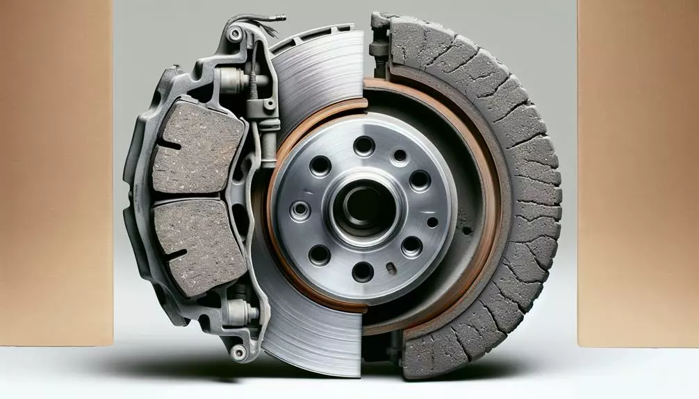 checking for worn brake pads