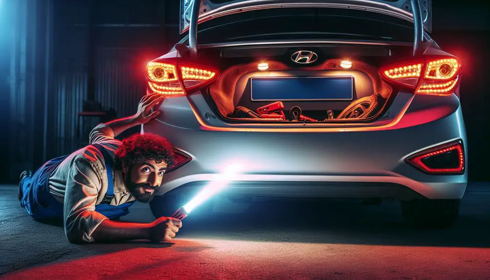 hyundai elantra brake lights