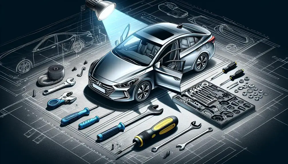 hyundai elantra door handle