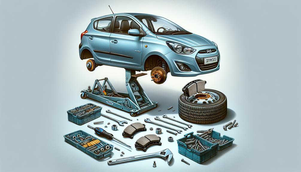 How to Replace Hyundai Getz Brake Pads Hyundai Maintenance