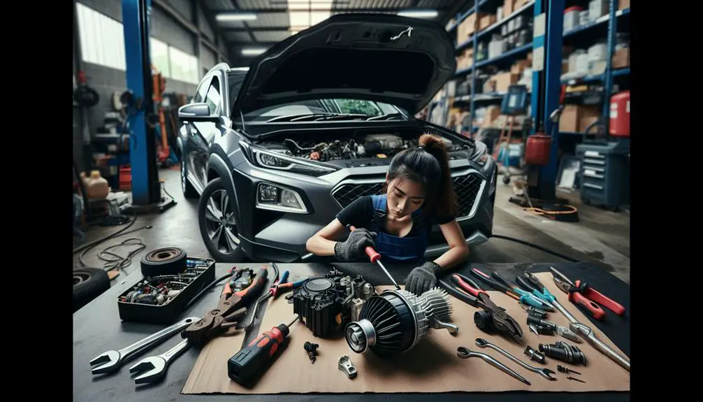 hyundai kona blower motor