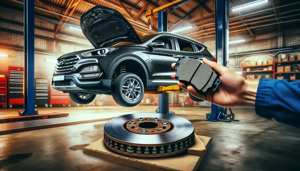 hyundai santa fe brake pads