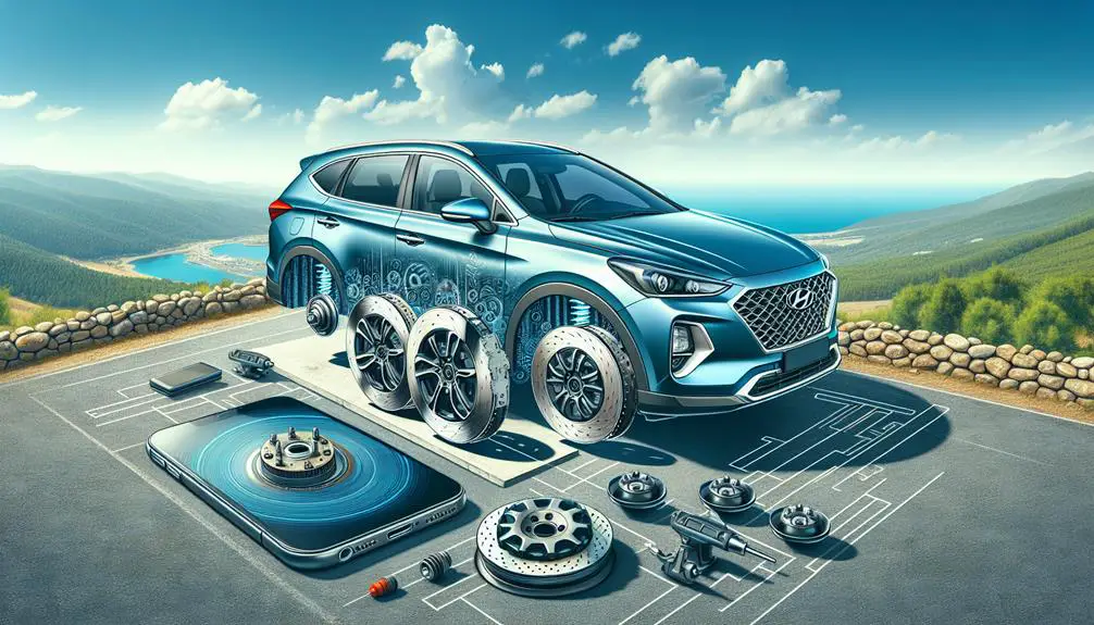 hyundai santa fe brakes