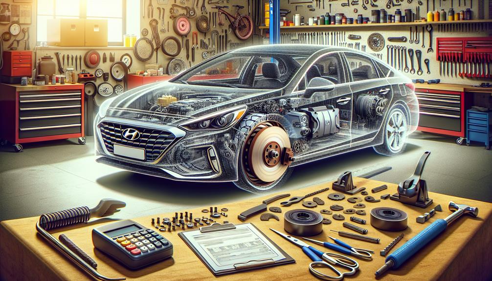 hyundai sonata brake pads