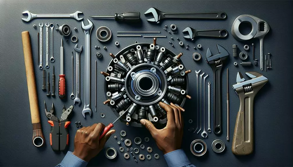 reassemble and test components