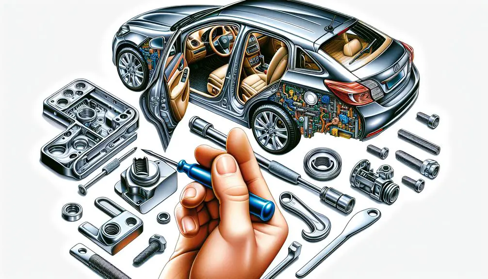 repairing hyundai accent handle