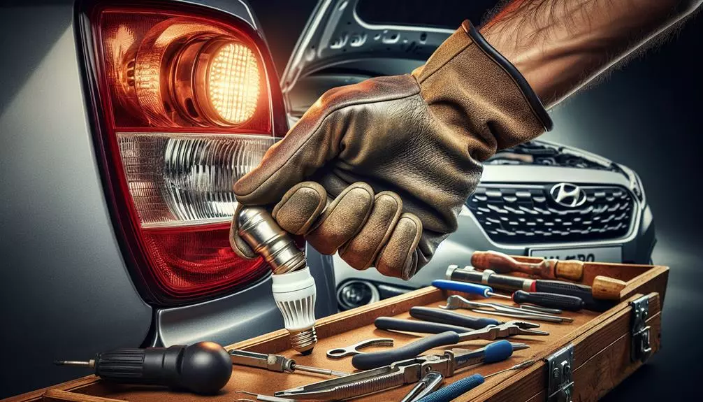 replacing a broken light