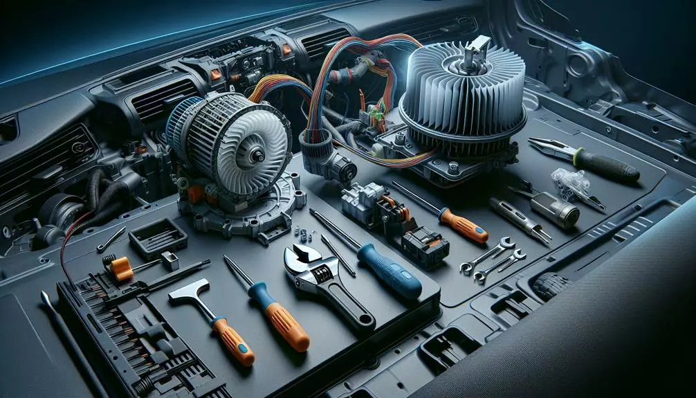 replacing faulty hvac component