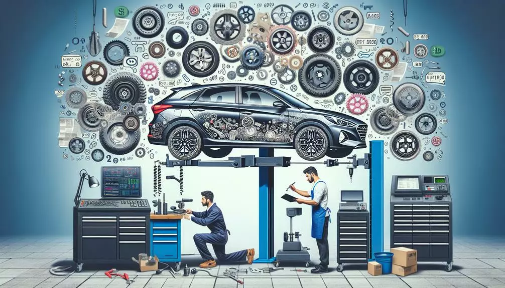 service charges for repairs