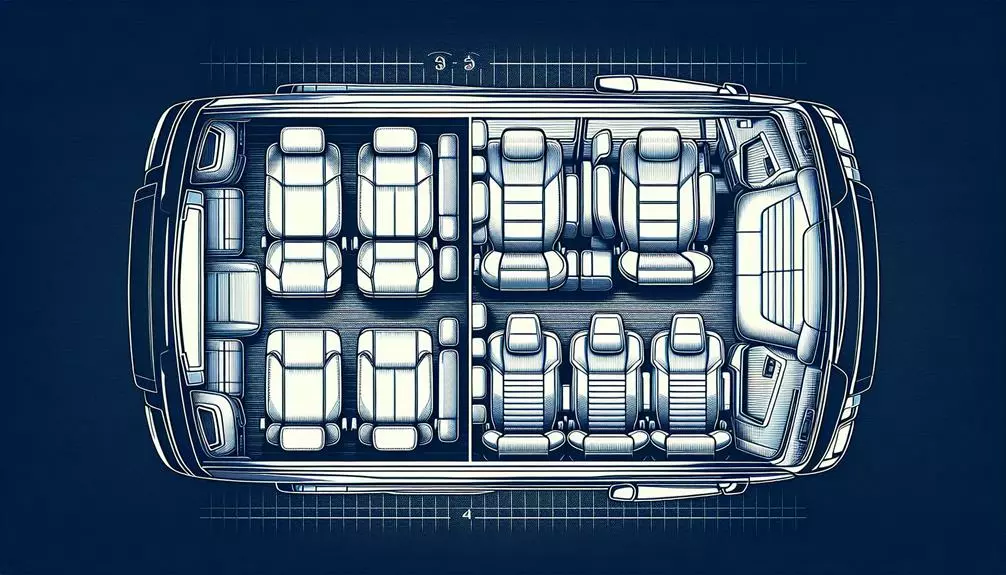vehicle seating and size